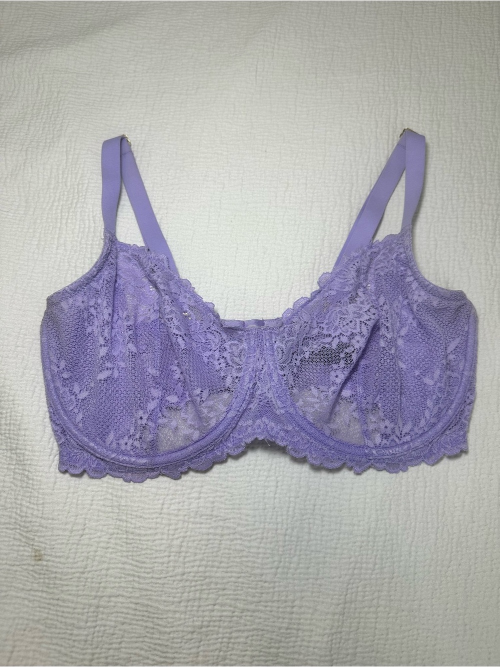 Natori Lavender Heavenly Lace Underwire Bra